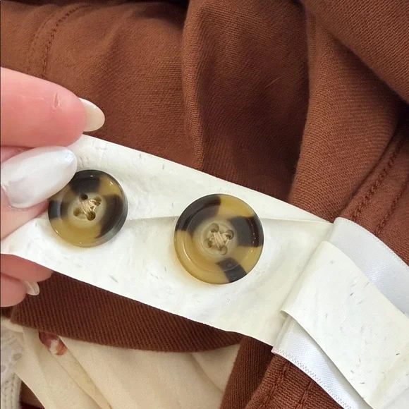 NWT Quince Organic Comfort Stretch Chore Jacket in Rust Size XL - Picture 9 of 11